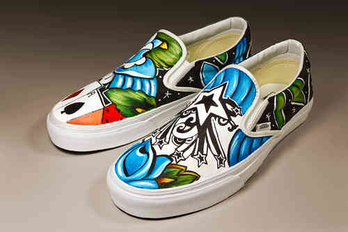 Custom Vans any size abstract contemporary design