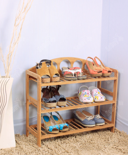 3-Tier Bamboo Shoes Shelf