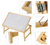 Folding Wood Bed Tray Table