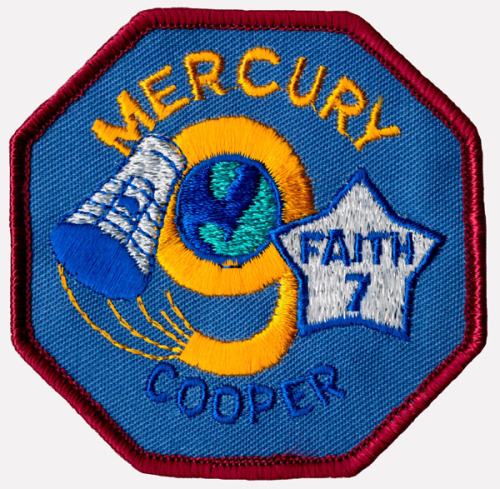 Mercury-Atlas 9 Souvenir Mission Patch