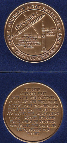 Explorer I 50th Anniversary Collectible Coin
