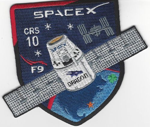 CRS-10 SpaceX  Mission patch