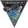 SpaceX IRIDIUM-4 Mission Patch