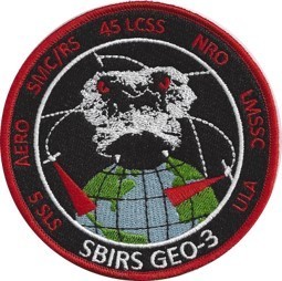 SBRIS GEO-3 Patch  45th LCSS