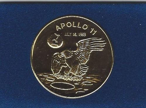 Apollo 11 Commemorative Gold Coin