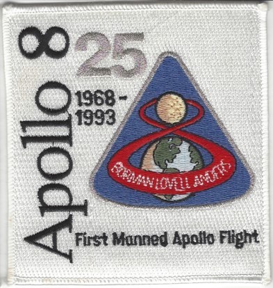 Apollo 8 25th Anniversary Patch
