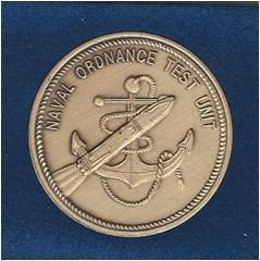 Naval Ordnance Test Unit (NOTU) Challenge Coin