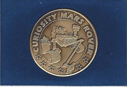 Curiosity Mars Rover Challenge Coin