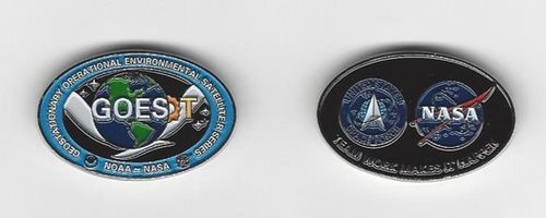 GOES-T Mission Challenge Coin
