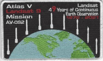 Landsat-9 AV.092 AtlasV Mission Patch
