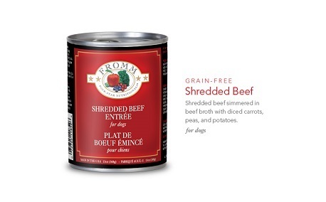 FROMM SHREDDED BEEF ENTREE 13OZ