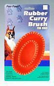 FOUR PAWS RUBBER CURRY BRUSH