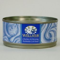 Wellness Canned Cat Food Chicken & Herring Formula 5.5 oz. can