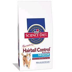 Hill's Science Diet Feline Hairball Control Formula Senior 3.5 lb bag