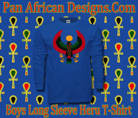 Boys Royal Blue Heru Long Sleeve T-Shirt