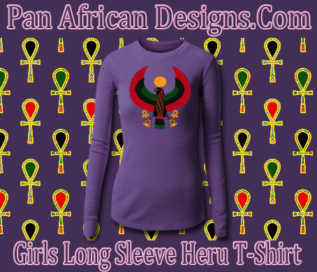Girls Purple Long Sleeve Heru T-Shirt