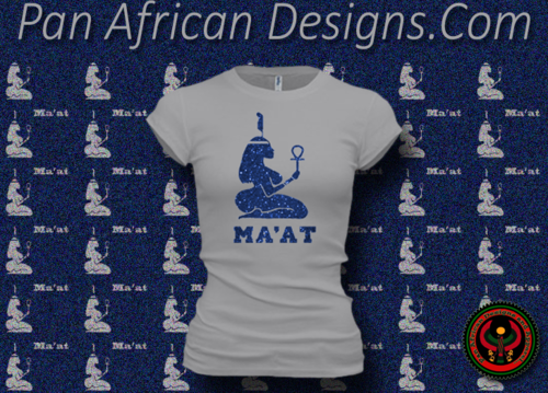 Women's Silver and Blue Maat T-Shirts with Glitter