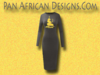 Women's Charcoal Grey with Gold Glitter Long Sleeve Ma'at Bodycon T-Shirt Dress