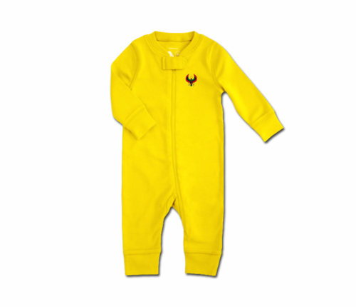 Toddler Yellow Heru Zip Romper