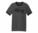Men's Dark Heather Grey and Black Heru Apparel Ringer T-Shirt (Text)