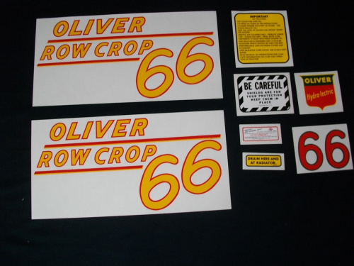 Oliver 66 Row Crop Yellow #
