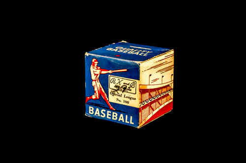 BOX ONLY: R. K. and B. Sports Goods Official League Baseball No. 100