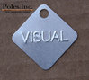 Visual Diamond Aluminum Tags (Bag of 500)