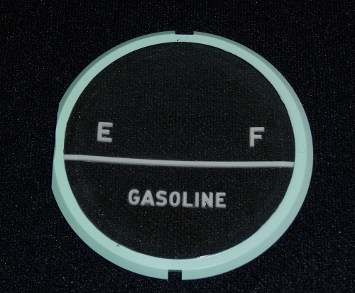 1957 Gasoline Gauge Face