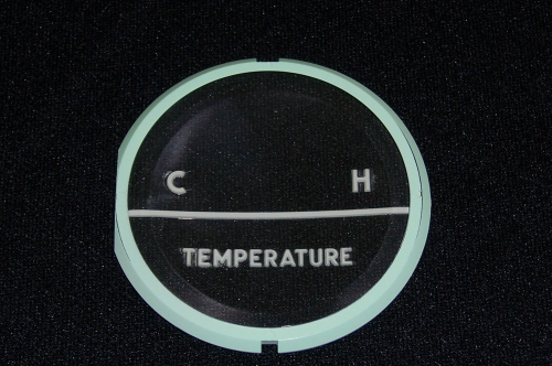 1957 Temperature Gauge Face