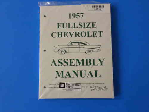 1957 Full Size Chevrolet Assembly Manual