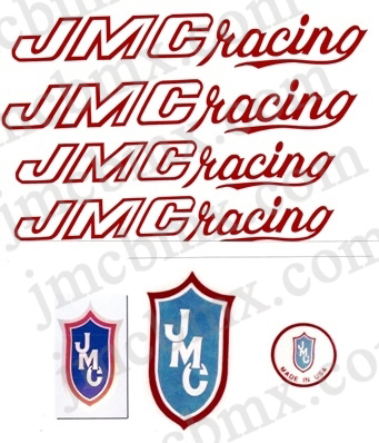 Red JMC Racing decals