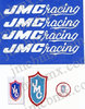 White JMC Racing Decals 80-85