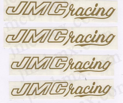 Gold JMC® Racing Decal Set