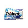 Trident White Peppermint Gum - 16 Stick (c/9pzs)