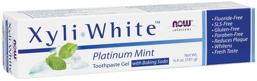 XyliWhite Toothpaste Gel Fluoride-Free Platinum Mint - 6.4 oz.