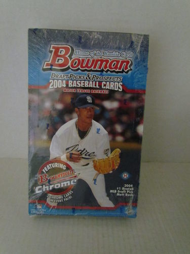 2004 Bowman Draft Picks & Prospects Baseball Hobby Box