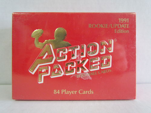 1991 Action Packed Rookie/Update Edition Football Factory Set
