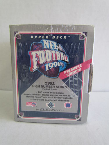 1991 Upper Deck High Number Series Football Factory Set
