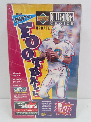 1996 Upper Deck Collector's Choice Update Series Football Hobby Box
