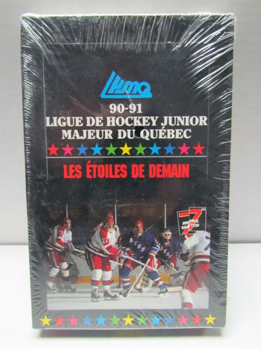 1990/91 7th Inning Stretch Tomorrows Stars Today LHMQ Hockey Box