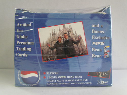 Dart Flipcards Pepsi-Cola Around the Globe Trading Cards Box