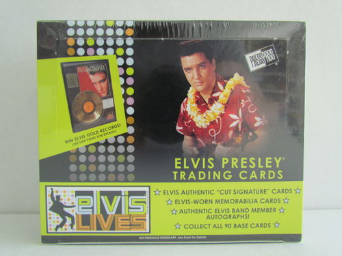 Press Pass Elvis Lives Trading Cards Hobby Box