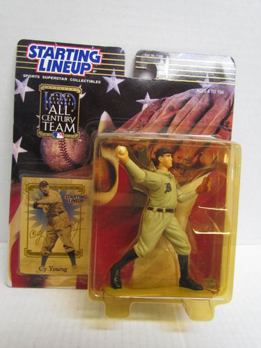 CY YOUNG Starting Lineup All Century Team Baseball figure (package yellowed)