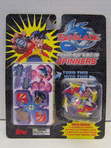 Topps Beyblade Punch-out & Build Spinners