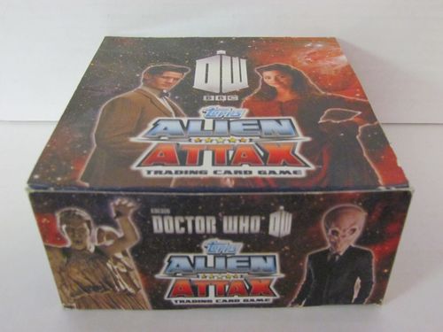 Topps Doctor Who Alien Attax Trading Card Game Booster Box