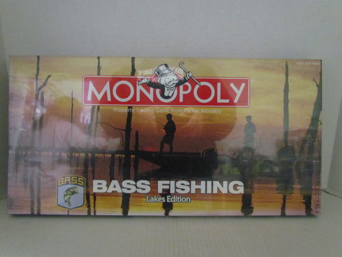 BASS FISHING Lakes Edition Monopoly