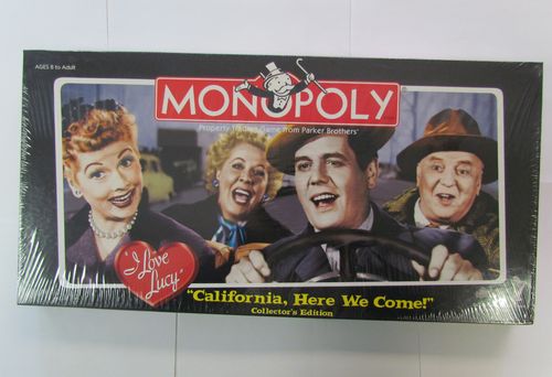I LOVE LUCY CALIFORNIA HERE WE COME! Monopoly