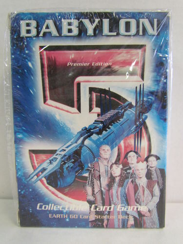 Babylon 5 Collectable Card Game Starter Deck EARTH (shrinkwrap ripped)
