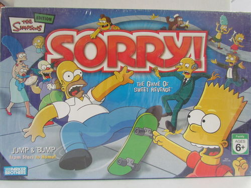 The Simpsons SORRY! Board Game