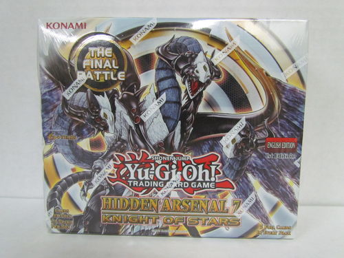 YuGiOh Hidden Arsenal 7 Knight of Stars 1st Edition Booster Box